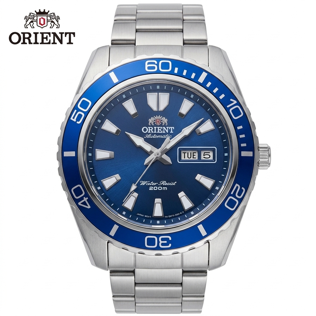 Open Heart Watch - Orient Diver Mechanical Wristwatch for Men,