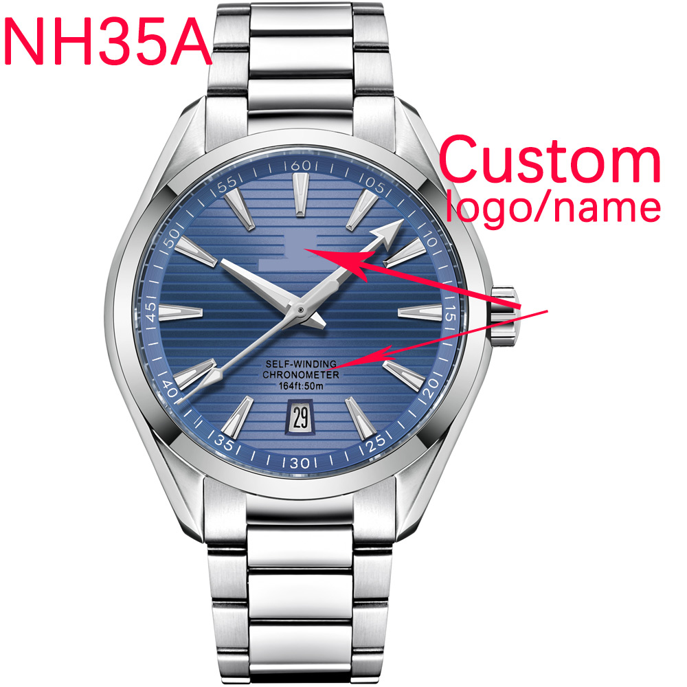 Luxury Watch Design - Luxury NH35 Movt Custom Logo 41mm