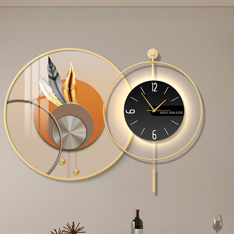 Led Art Mural Wall Watch Luxur - Luxury Watch Design recension och pris