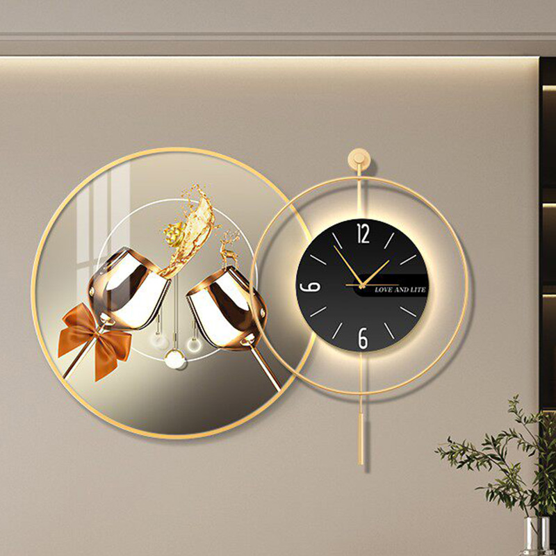 Led Art Mural Wall Watch Luxur - Luxury Watch Design recension och pris