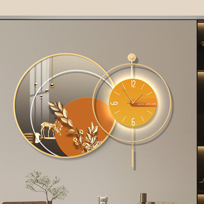 Led Art Mural Wall Watch Luxur - Luxury Watch Design recension och pris