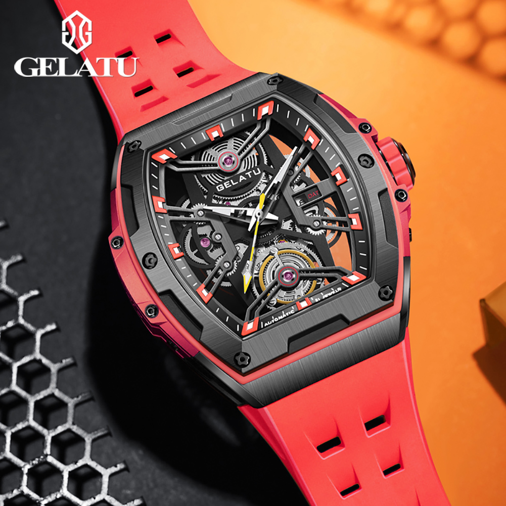 GELATU 6012 Men's Watches Holl - Luxury Watch With Leather Strap recension och pris