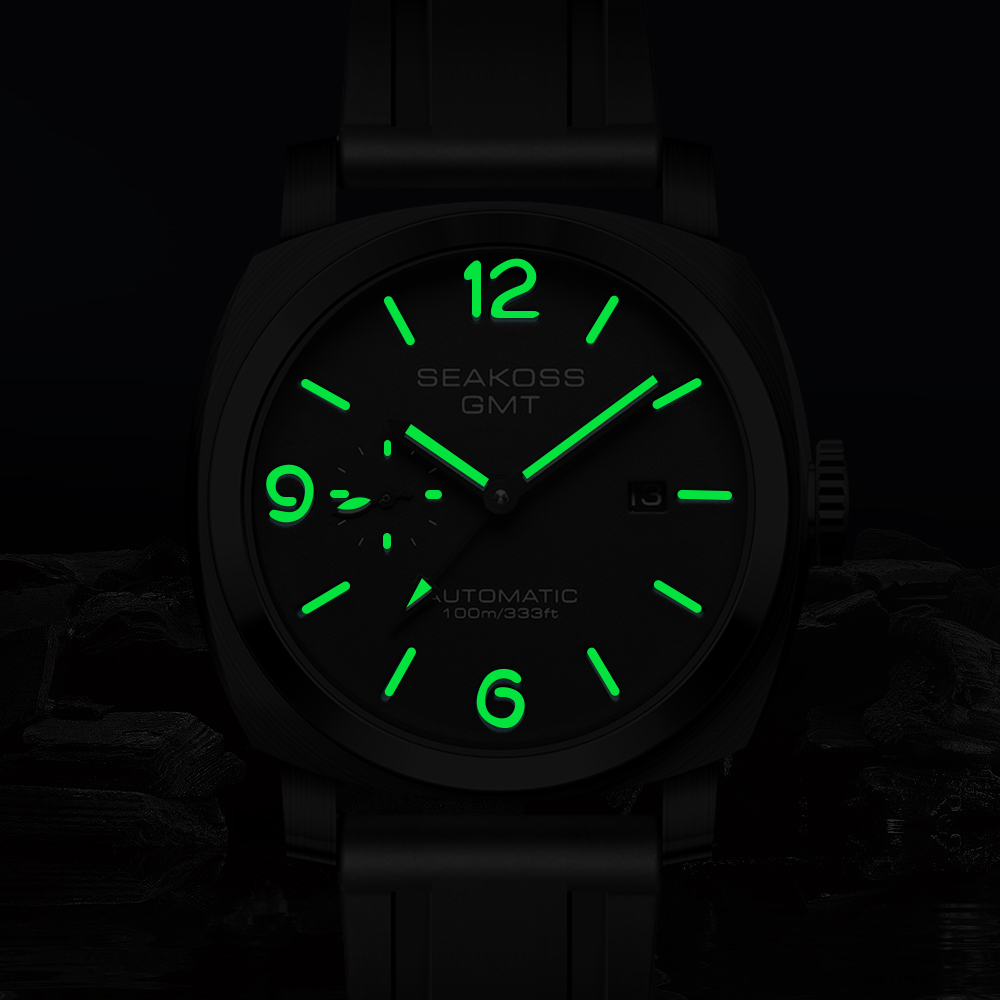 SEAKOSS 10Bar GMT Diving Autom - Chronograph Flyback Watch recension och pris