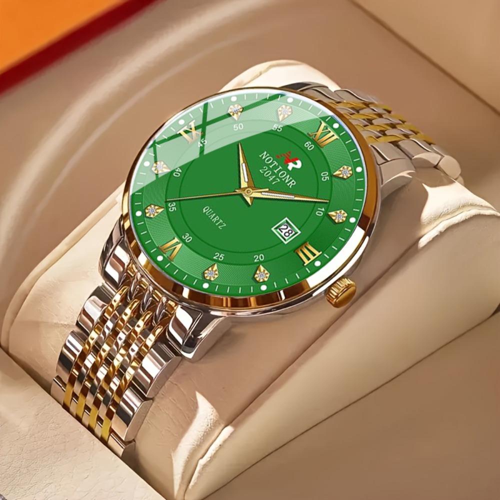 2pcs Classic Men's Quartz Watc - Luxury Watch Business recension och pris