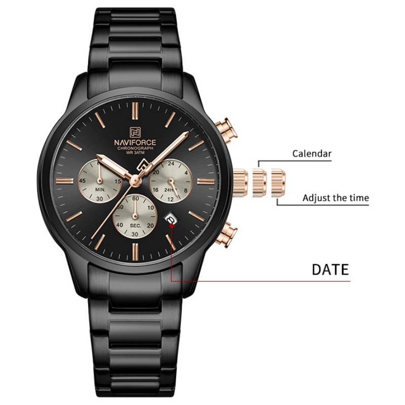 NAVIFORCE Men Quartz Chronogra - Luxury Watch Design recension och pris