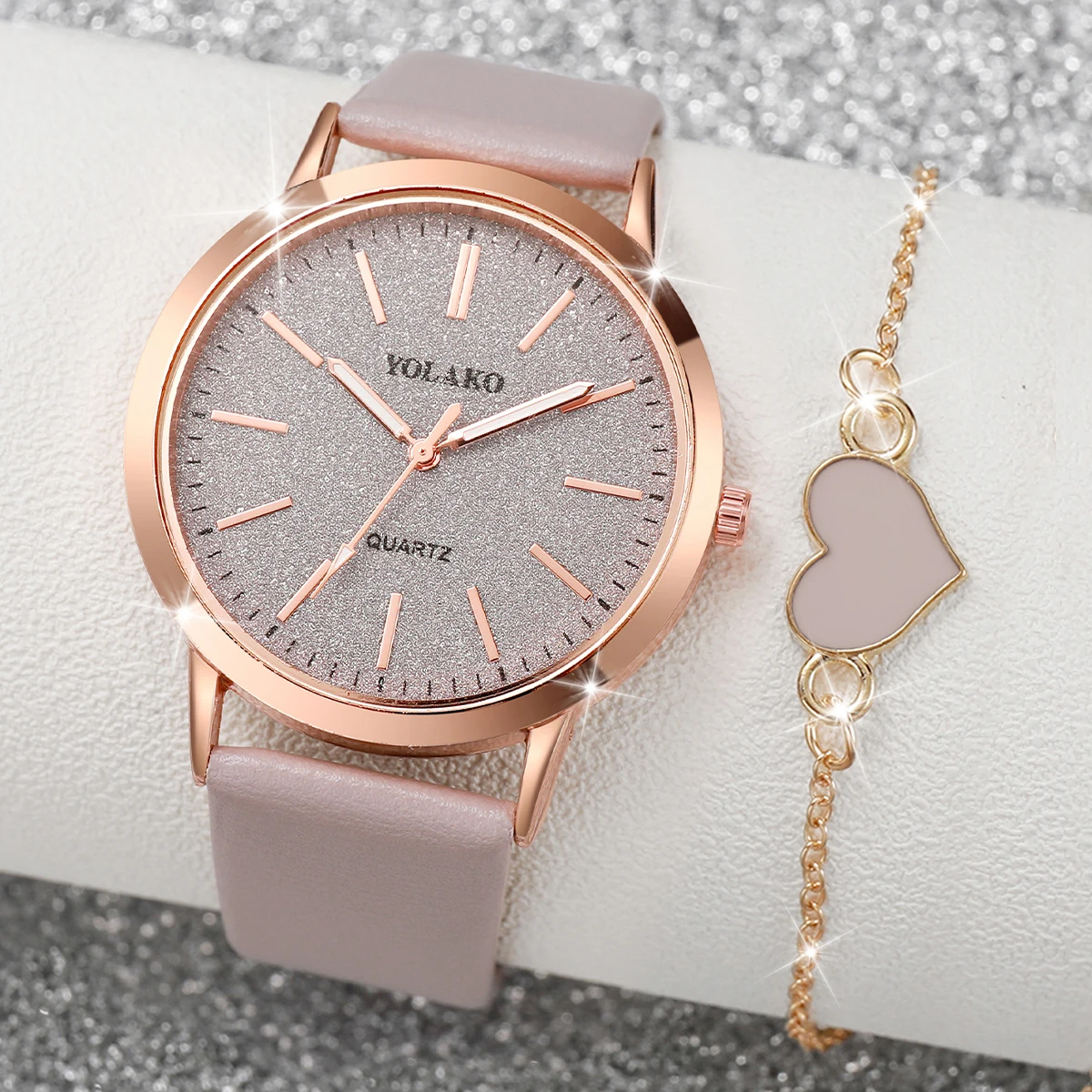 2PCS/Set Fashion Women Watches - Open Heart Watch recension och pris