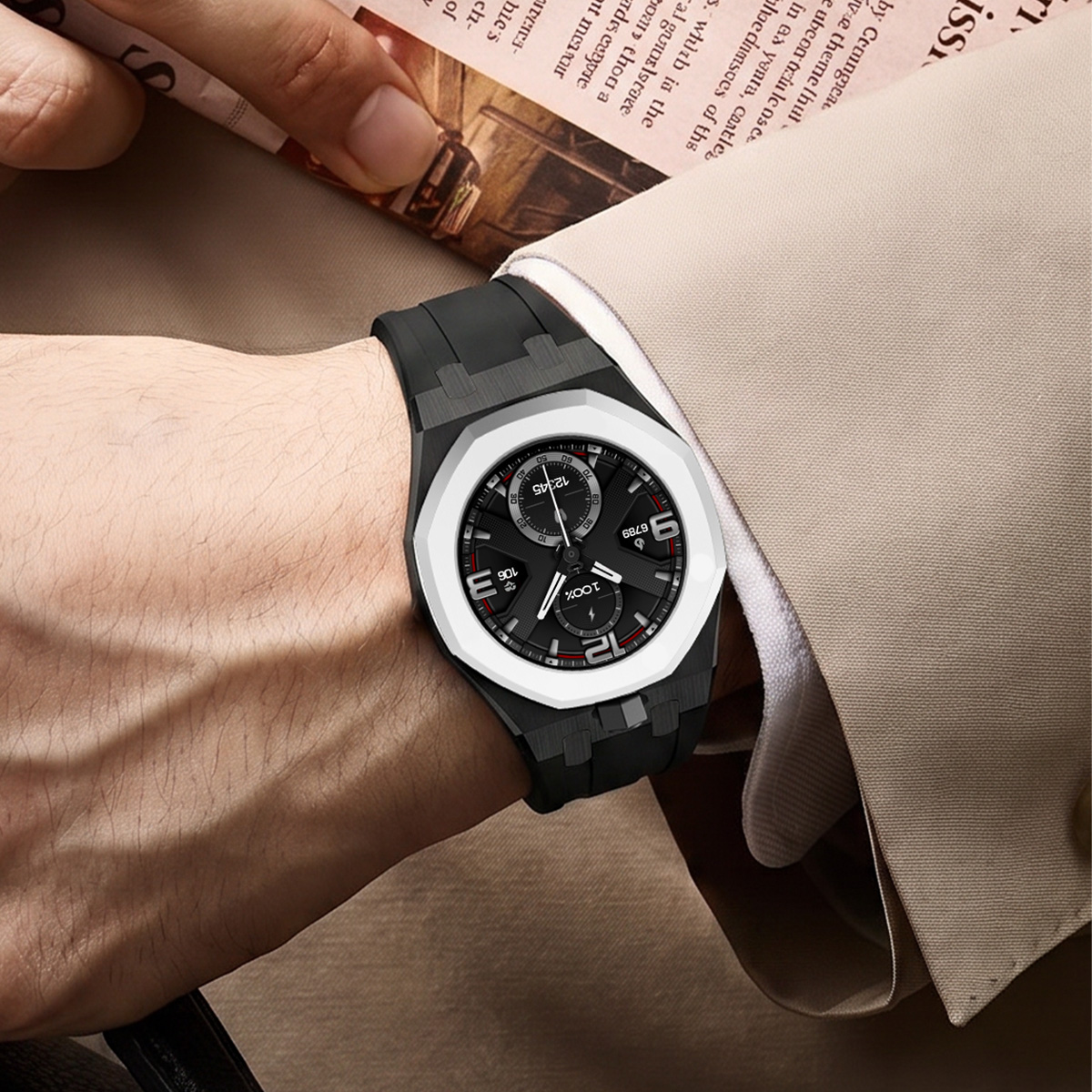 PC Case Rubber Strap for Swatc - Luxury X I Watch recension och pris