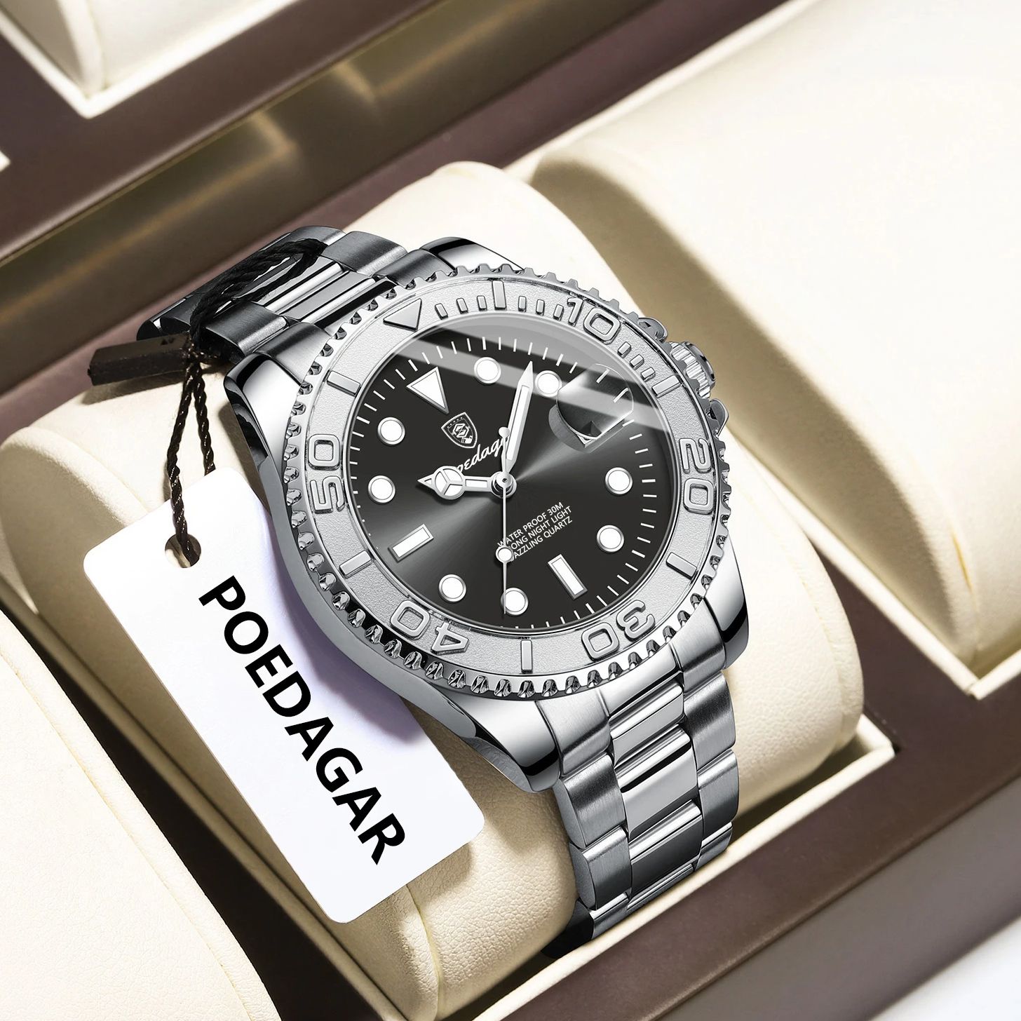 POEDAGAR Trendy Sport Man Watc - Luxury Watch Business recension och pris