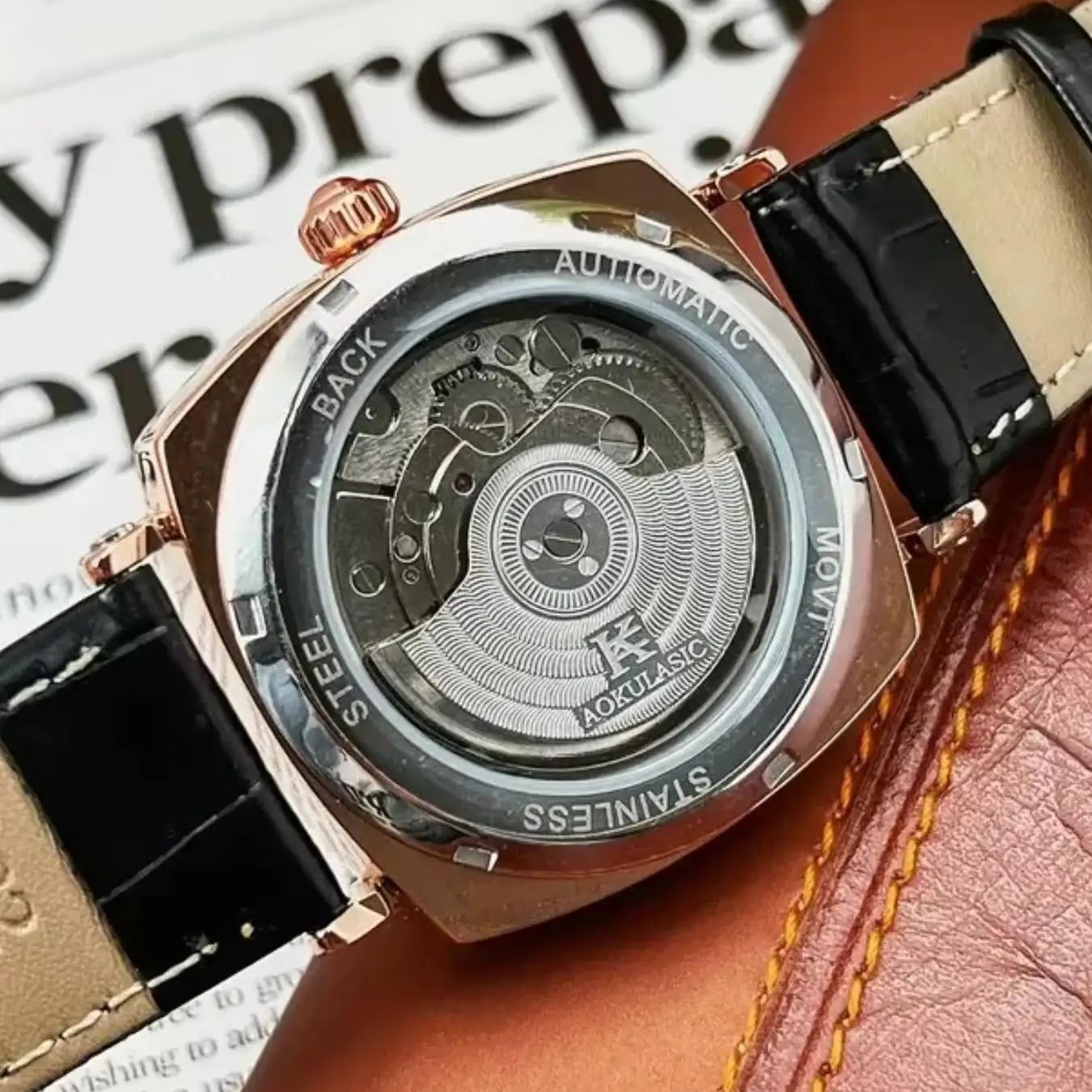 [Mechanical Men's Watch] Retro - Open Heart Watch recension och pris