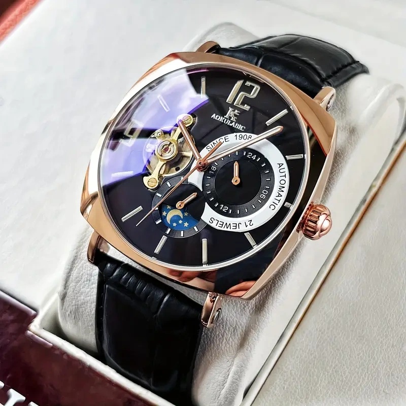 [Fashionable Men's Mechanical  - Open Heart Watch recension och pris