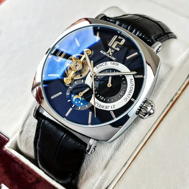 [Fashionable Men's Mechanical  - Open Heart Watch recension och pris