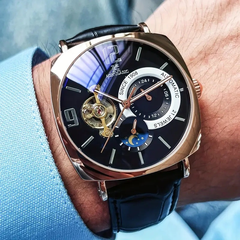 [Fashionable Men's Mechanical  - Open Heart Watch recension och pris