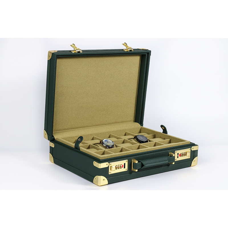 OEM ODM Luxury 15 Slots Green  - Luxury Watch Design recension och pris