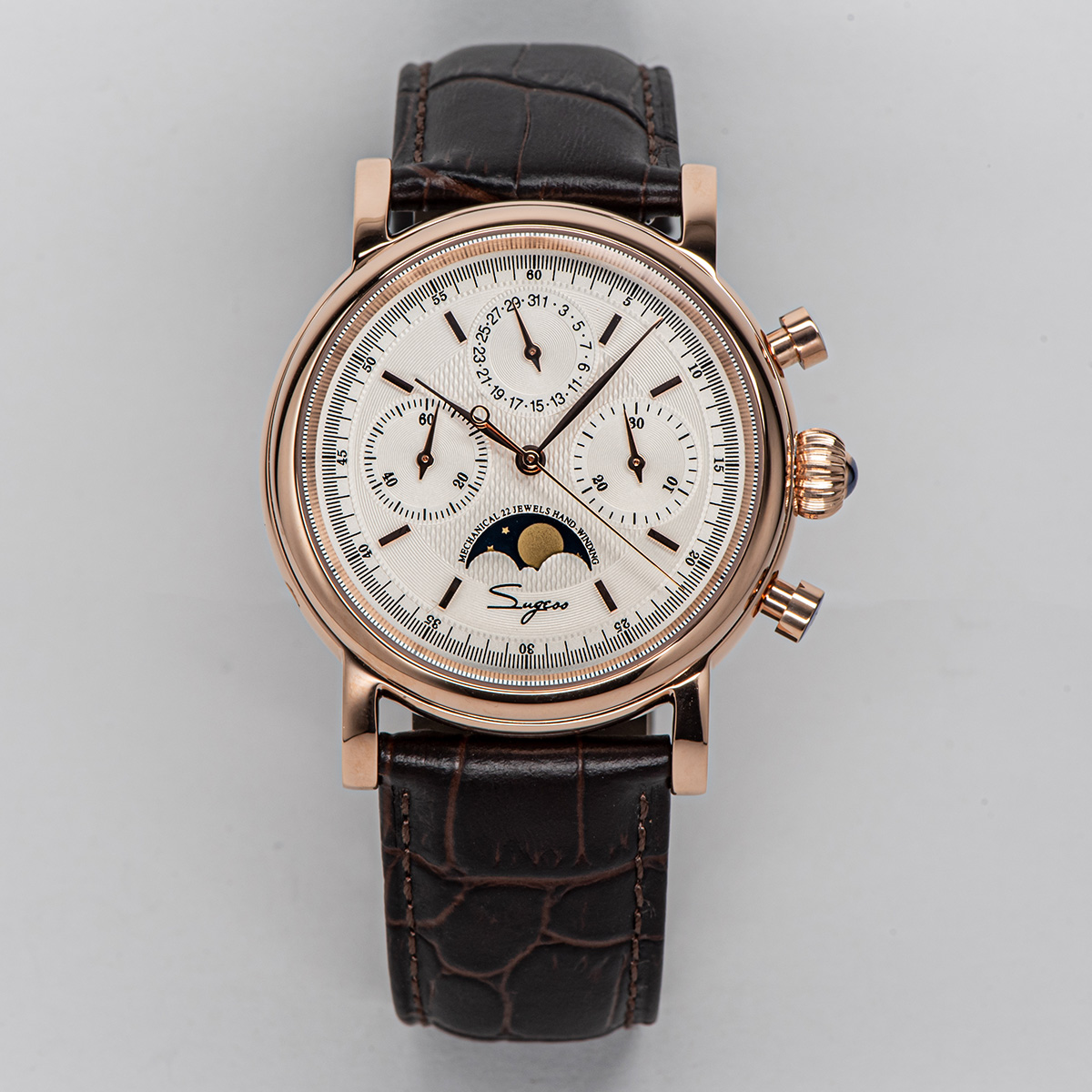 Sugess Pilot Chronograph Mecha - Chronograph Flyback Watch recension och pris