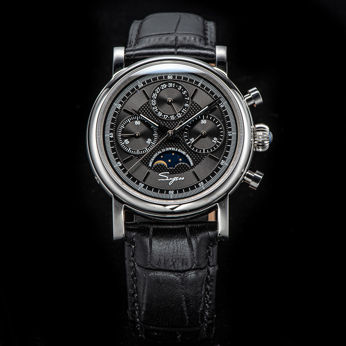 Sugess Pilot Chronograph Mecha - Chronograph Flyback Watch recension och pris