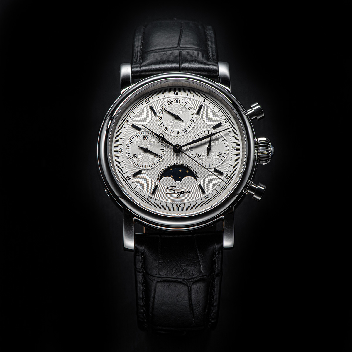 Sugess Pilot Chronograph Mecha - Chronograph Flyback Watch recension och pris