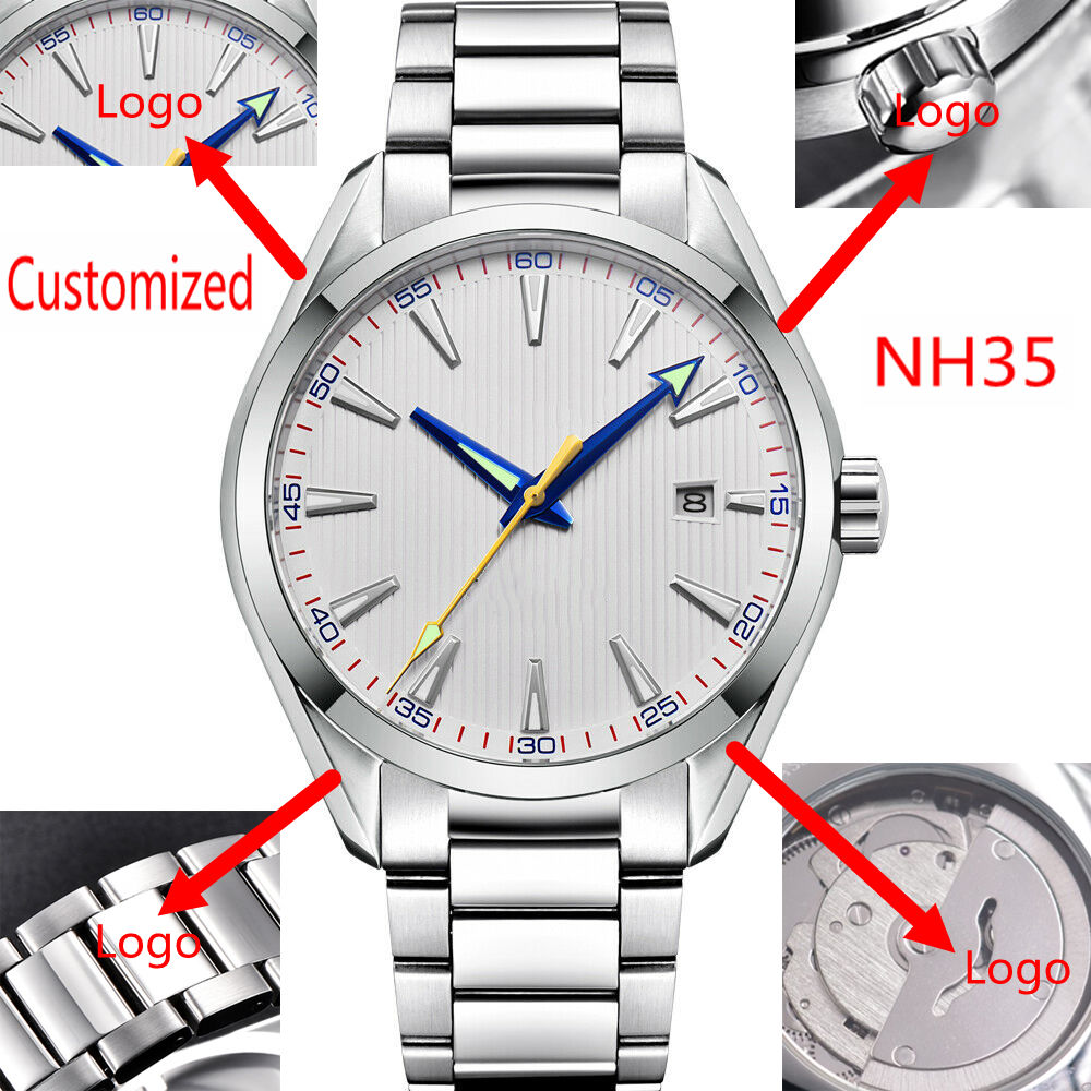 Custom Logo 41mm Men Miyota/NH - Luxury Watch Logos recension och pris