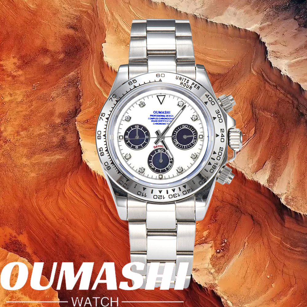 Luxury VK63 Watches Sapphire G - Luxury Watch With Leather Strap recension och pris